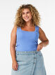 Rib top with square neckline, Purple, Model image number 0
