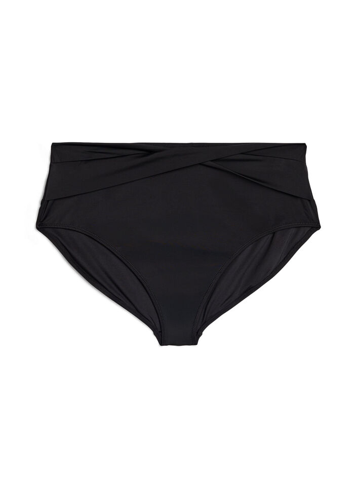 Bikini briefs with wrap detail, Black, Packshot image number 0