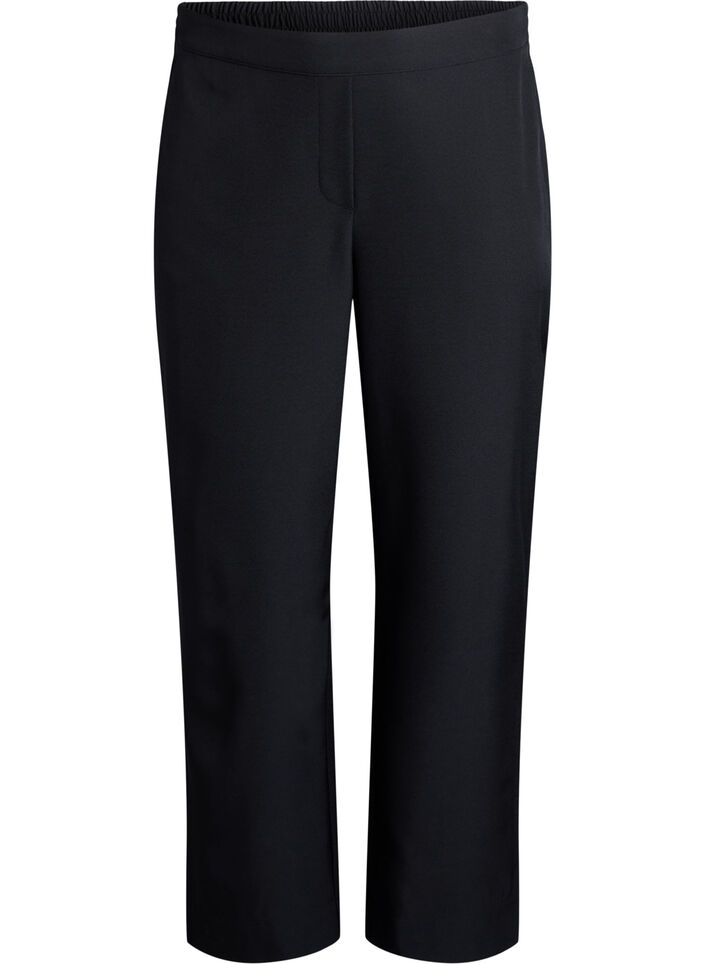 Loose trousers with pockets, Black, Packshot image number 0