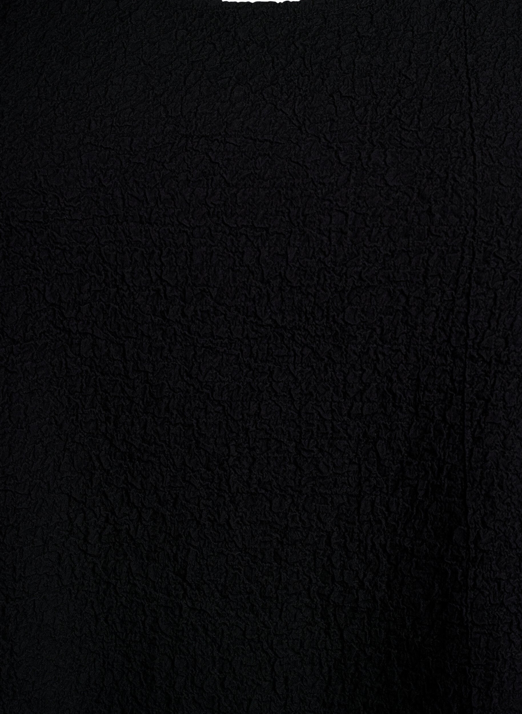 Zizzifashion FLASH - Sleeveless top with texture, Black, Packshot image number 2