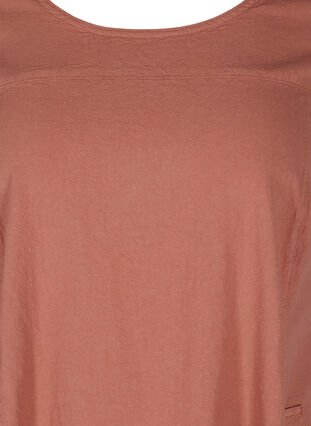 Short sleeve cotton dress, Canyon rose, Packshot image number 2