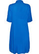 Midi shirt dress with short sleeves, Blue, Packshot image number 1