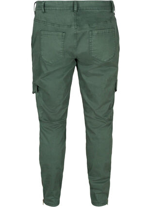 Cotton cargo pants, Darkest Spruce, Packshot image number 1