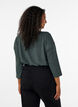 Jersey blouse with 3/4 sleeves, Green, Model image number 2