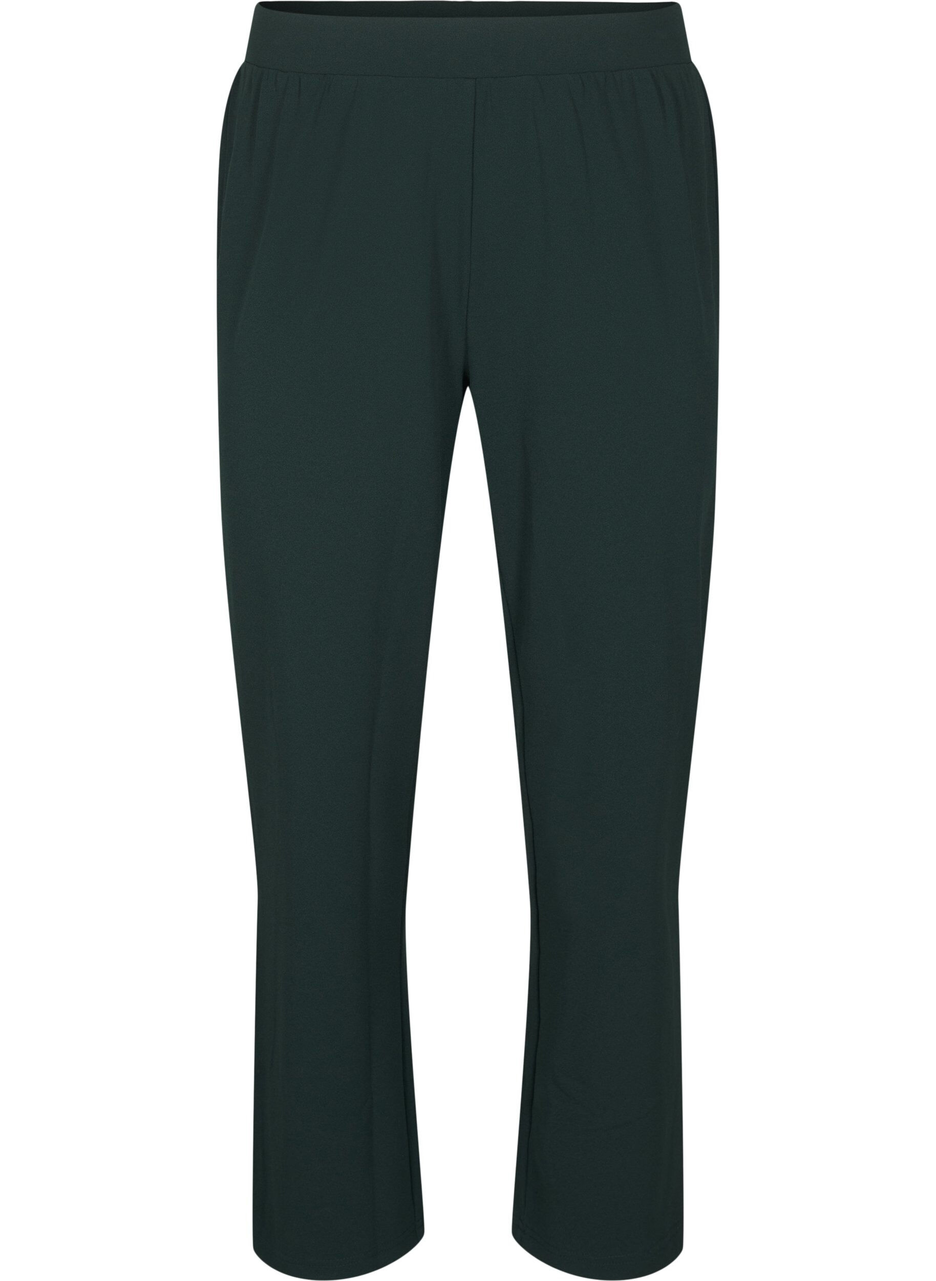Zizzifashion Straight fit trousers, Green, Packshot image number 0