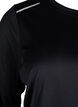 Long-sleeved training shirt with reflective print, Black, Packshot image number 2