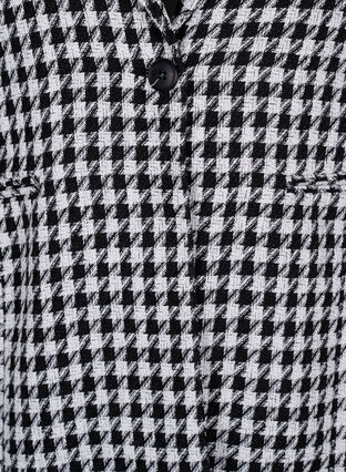 Checkered jacket with button closure, Houndsthooth, Packshot image number 2