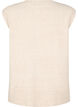 Knitted vest with ribbed edges, Beige, Packshot image number 1