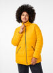 Short puffer jacket with pockets, Yellow, Model image number 0
