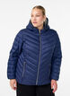 Lightweight jacket with hood, Blue, Model image number 0
