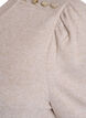 Blouse with button detail and short puff sleeves, Beige, Packshot image number 3