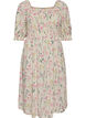 Floral viscose summer dress, Vanilla, Packshot image number 0