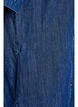 Midi-length denim shirt dress, Blue, Packshot image number 3