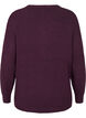 Melange sweater with round neck, Potent Purple Mel., Packshot image number 1