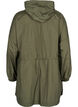 Long anorak with hood and pocket, Grape Leaf, Packshot image number 1