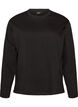 Basic t-shirt with long sleeves, Black, Packshot image number 0