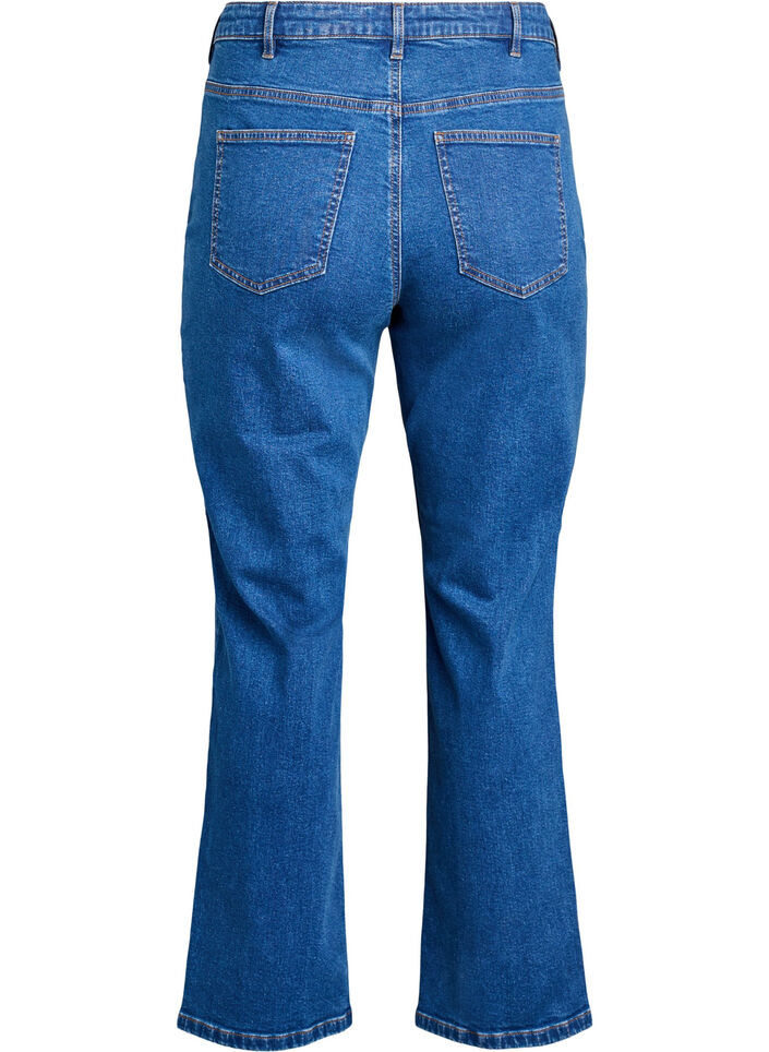 High-waisted Gemma jeans with a regular fit, Blue, Packshot image number 1