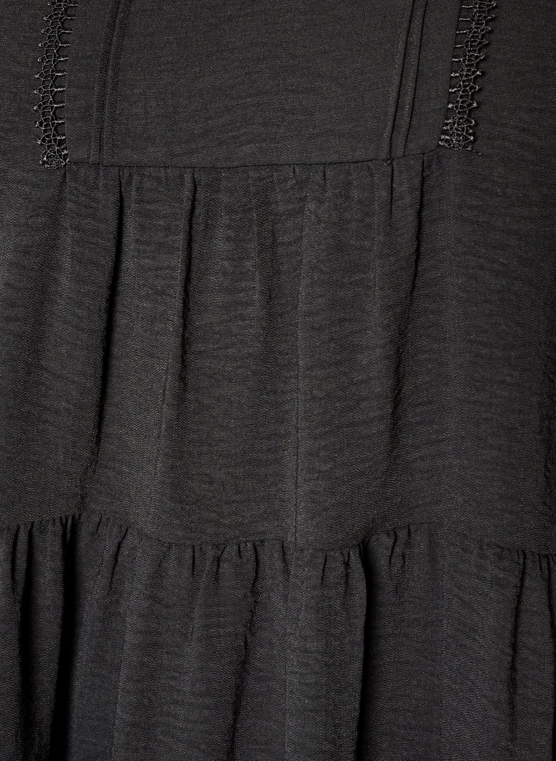 ZizzifashionA-line dress with an empire line, Black, Packshot image number 2