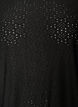 Blouse with eyelet embroidery and balloon-effect, Black, Packshot image number 2
