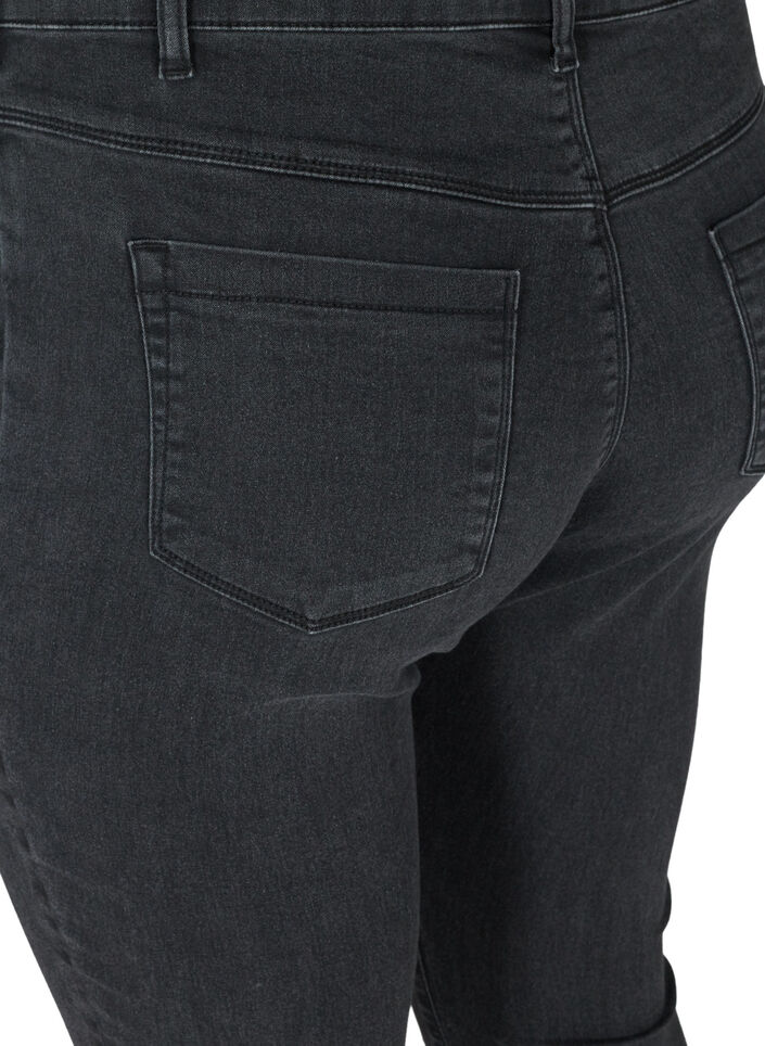 Jeggings made from a cotton mix, Grey Denim, Packshot image number 3