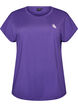 Solid-coloured training T-shirt, Purple, Packshot image number 0