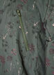 Padded winter jacket with floral print, Green, Packshot image number 3