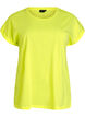 Neon colored cotton t-shirt, Yellow, Packshot image number 0
