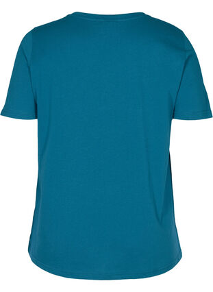 Short-sleeved t-shirt with print, Blue Coral, Packshot image number 1