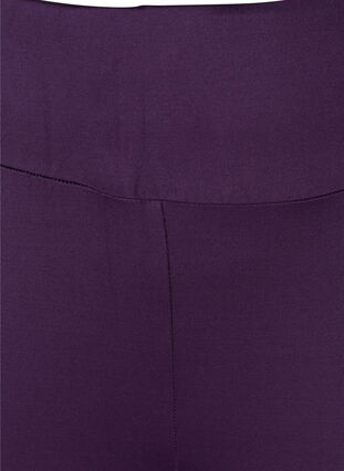 Cropped sports tights with mesh, Blackberry Cordial, Packshot image number 2