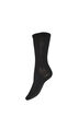 Ribbed cotton sock, Black, Packshot image number 0