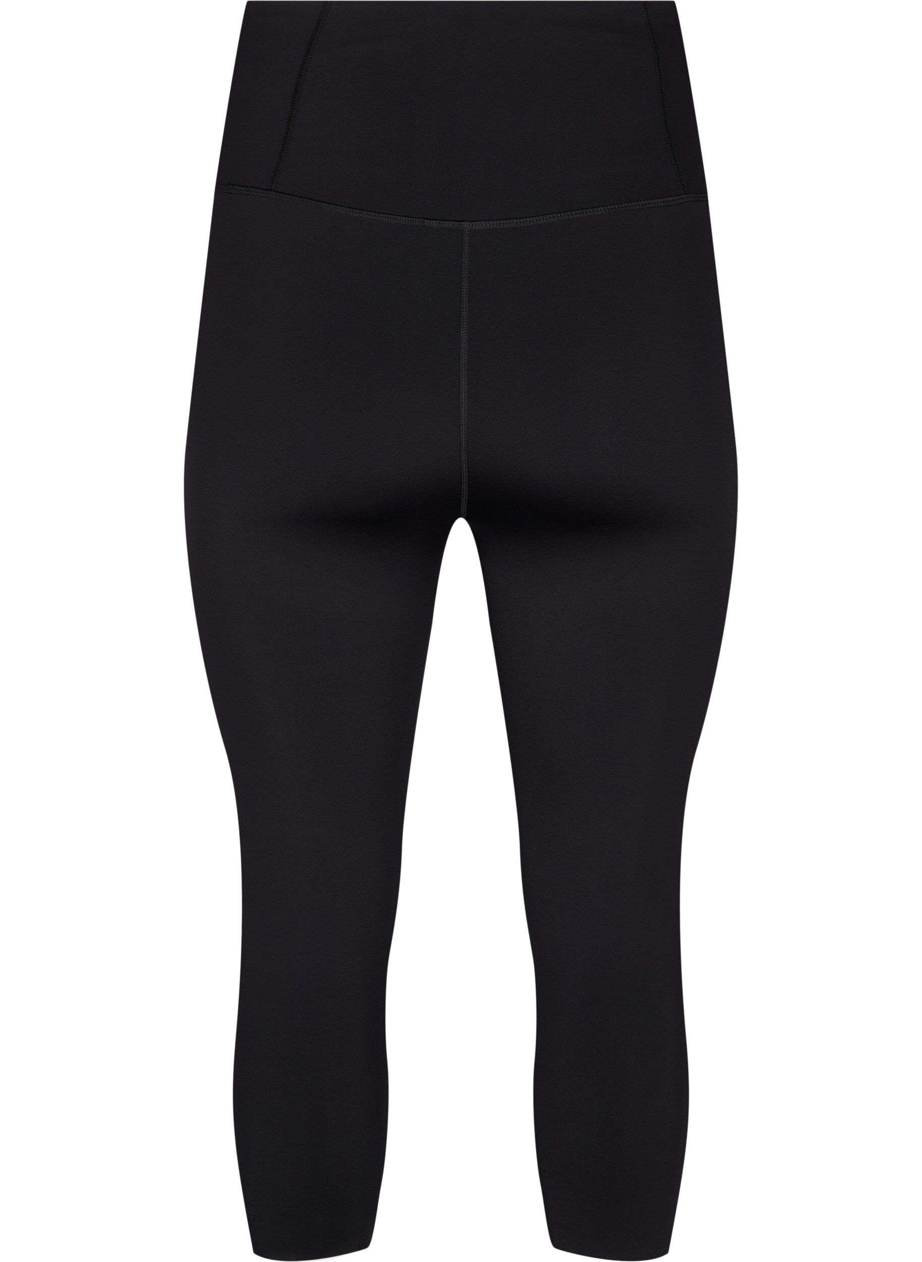 Zizzifashion CORE, SUPER TENSION TIGHTS - 3/4 training tights with pocket, Black, Packshot image number 1