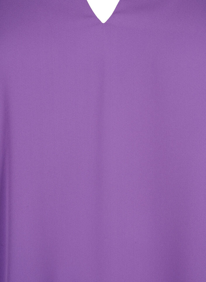 Long sleeve blouse with wrinkles on the back, Pansy, Packshot image number 2