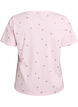 T-shirt in organic cotton with embroidered motifs, Pink, Packshot image number 1
