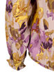 Smock blouse with floral print, Purple Flower, Packshot image number 3