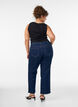 Cropped straight fit jeans with a regular waist, Blue, Model image number 1