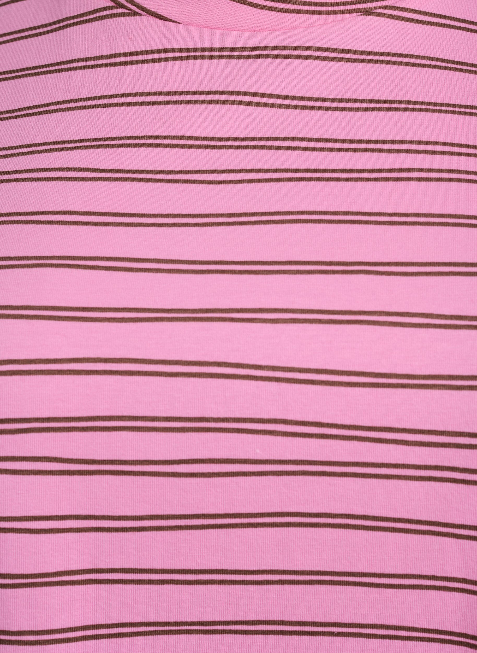 Zizzifashion Striped T-shirt, Pink, Packshot image number 2