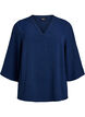 FLASH - Blouse with 3/4 sleeves, Blue, Packshot image number 0