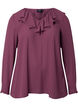 Long sleeve ruffle blouse, Renaissance Rose, Packshot image number 0