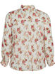FLASH - Long sleeve shirt with floral print, Off White Flower, Packshot image number 1