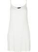 Plain-coloured slip dress in viscose, White, Packshot image number 0