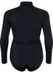 	 Swimsuit with long sleeves, Black, Packshot image number 1