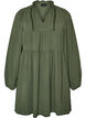 A-line dress with an empire line, Green, Packshot image number 0