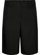 Loose high-waisted Bermuda shorts, Black, Packshot image number 0