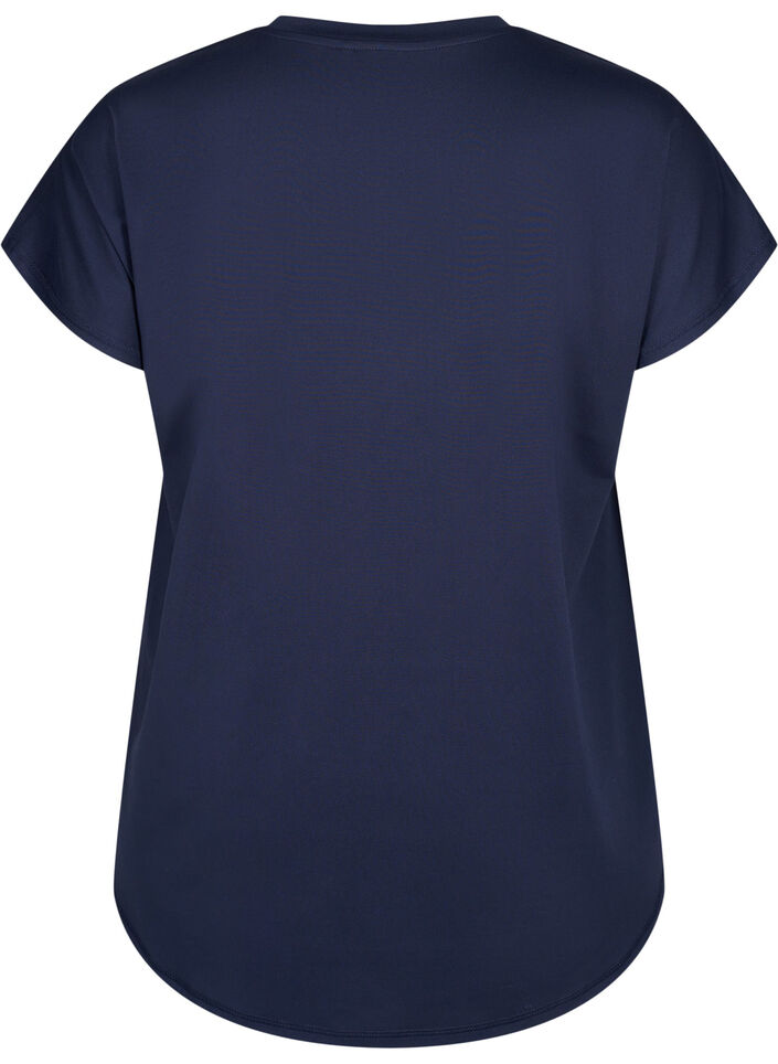 Training t-shirt with v-neck, Night Sky, Packshot image number 1