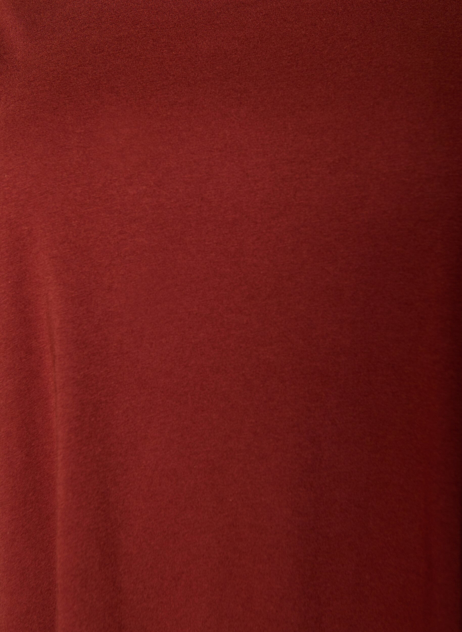 Zizzifashion 2-pack T-shirt dress with short sleeves, Orange, Packshot image number 2