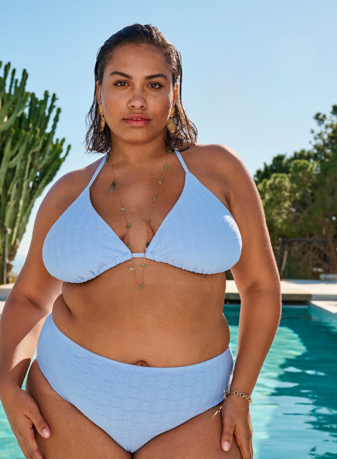 Zizzifashion Triangle bikini, , Model