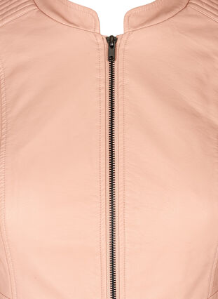 Faux leather jacket, Rosa as cut, Packshot image number 2