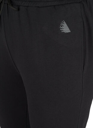Loose sweatpants with pockets, Black, Packshot image number 2