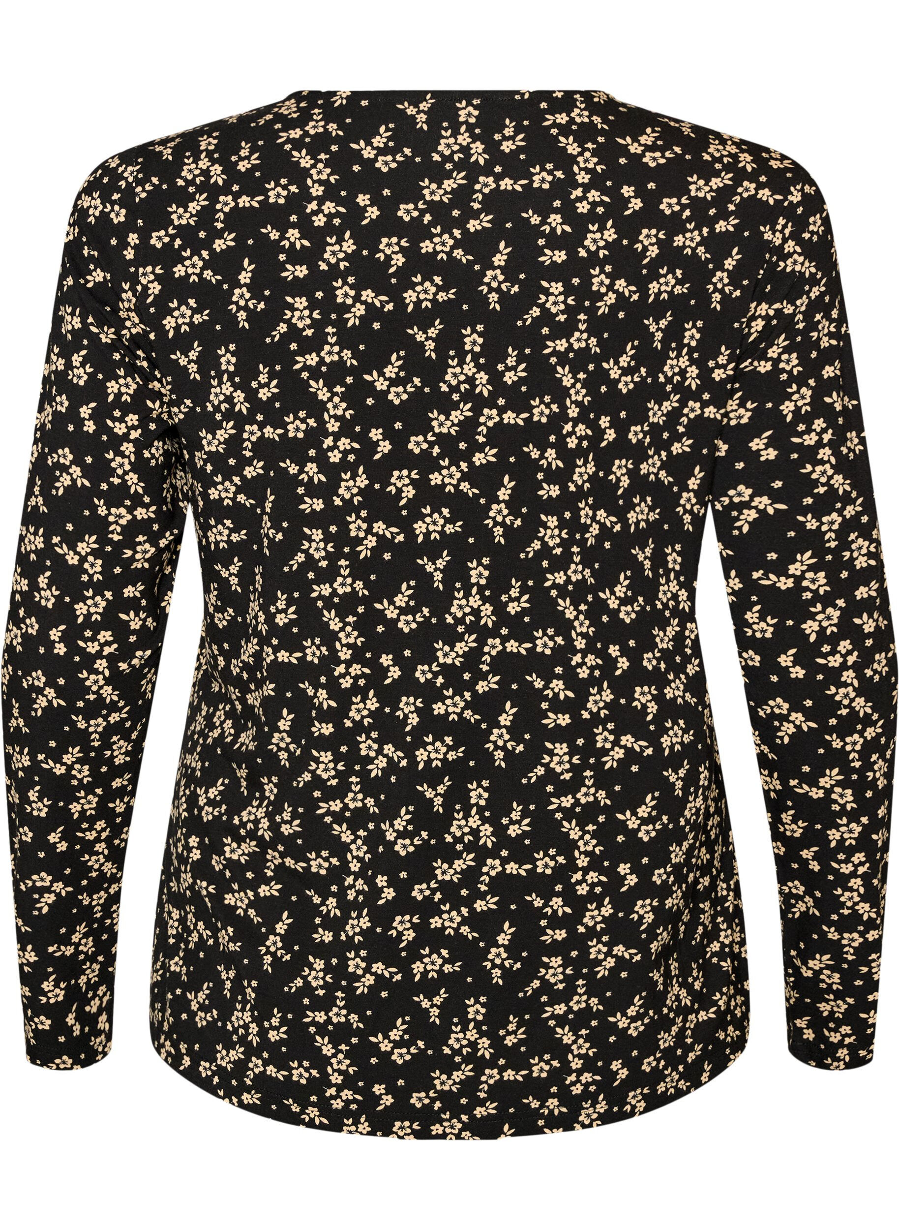 ZizzifashionLong-sleeved blouse, Black, Packshot image number 1