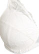 Padded lace bra with underwire, White, Packshot image number 2